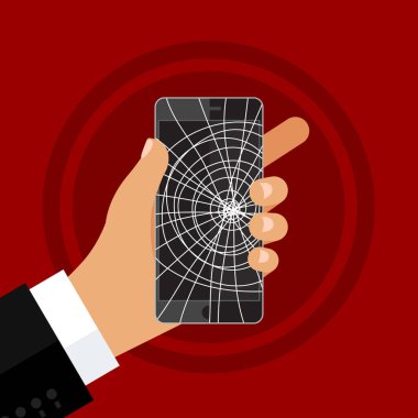 İşadamı holding kırık telefon