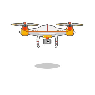 Quadcopter hava drone ile fotoğraf makinesi