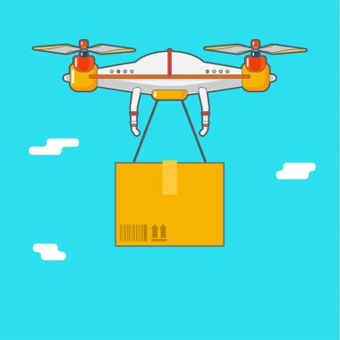 Kargo Quadcopter teslim