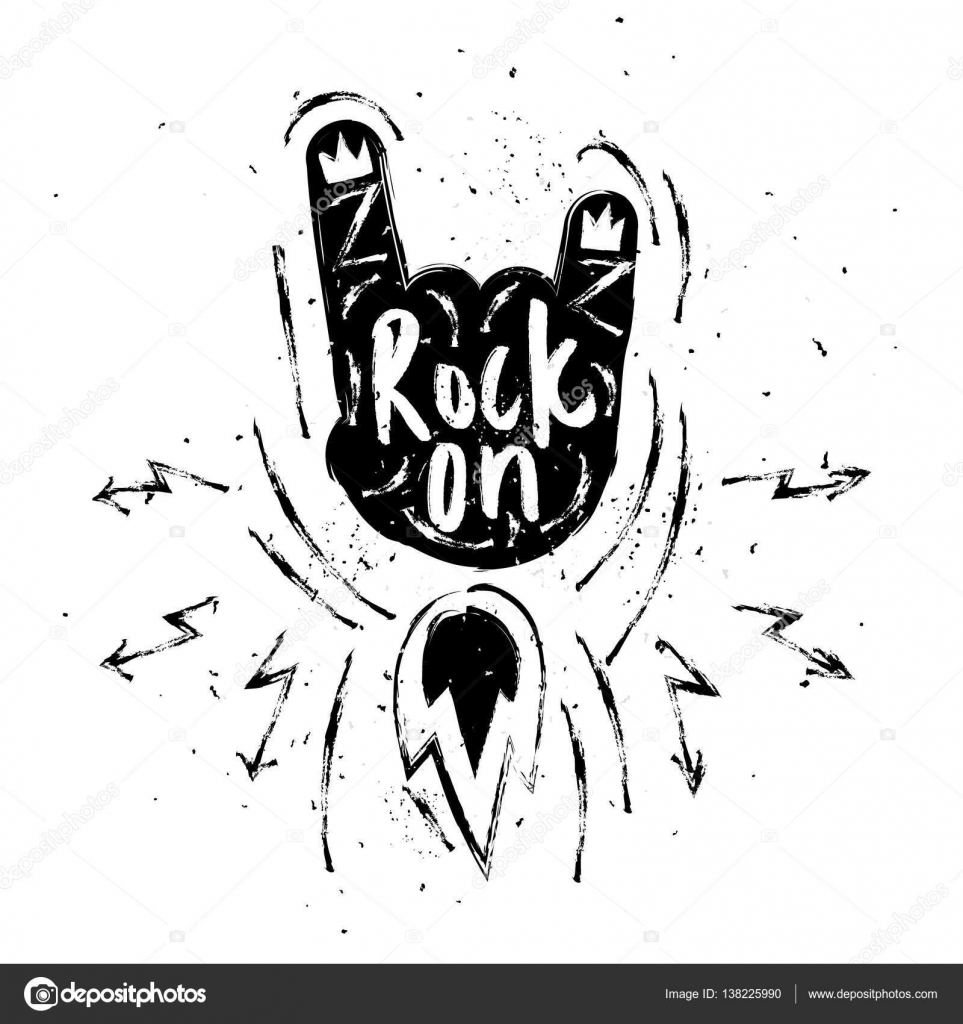 Rock And Roll Hand Sign Stock Vector Image By C Vectorstory 138225990