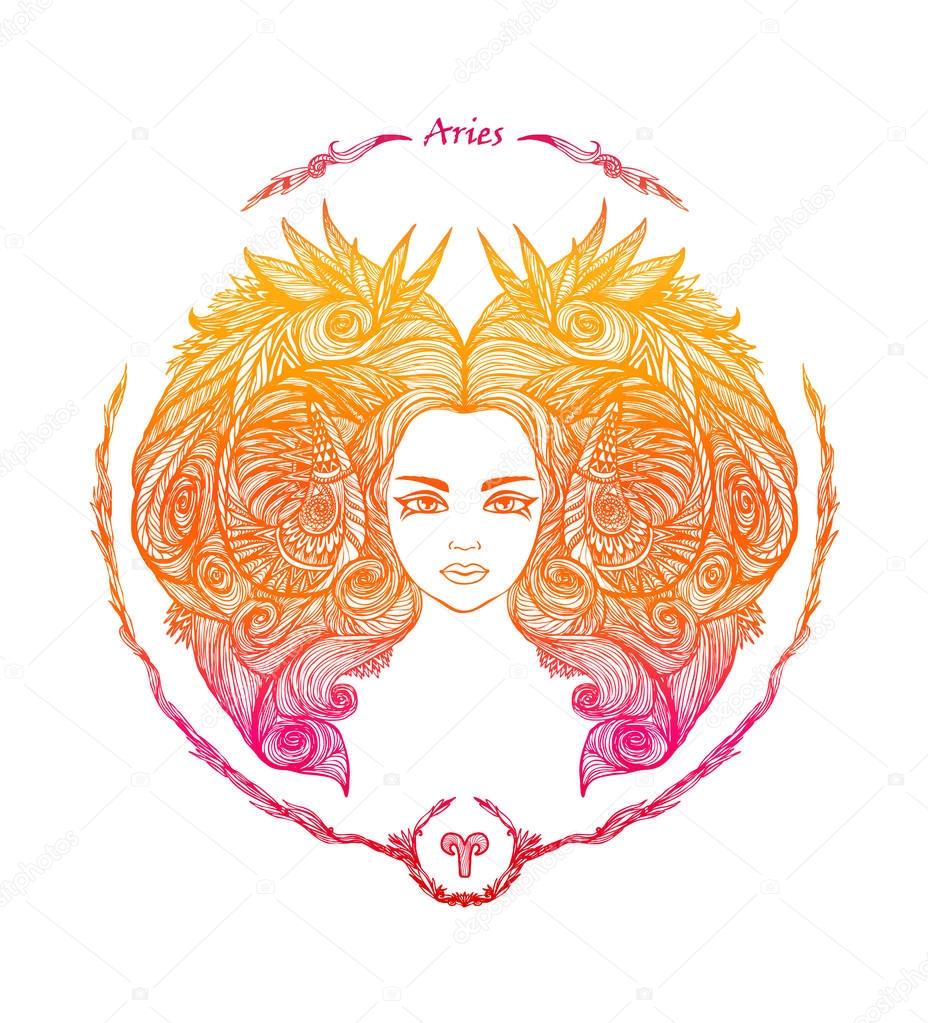 Zodiac sign. Aries