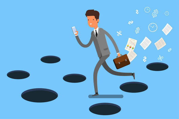 Concept of Smartphone addiction.