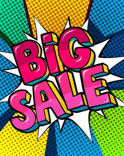 Big Sale Message Stock Vector