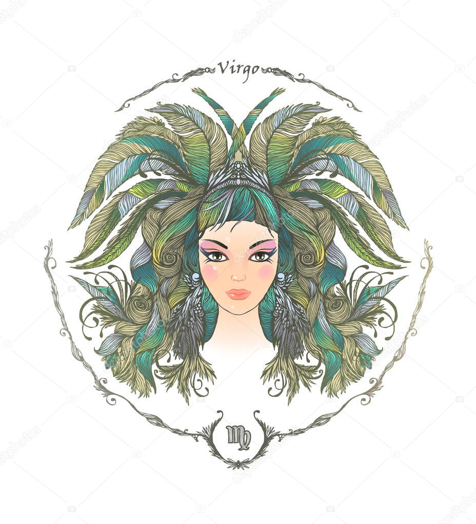 Zodiac sign. Virgo