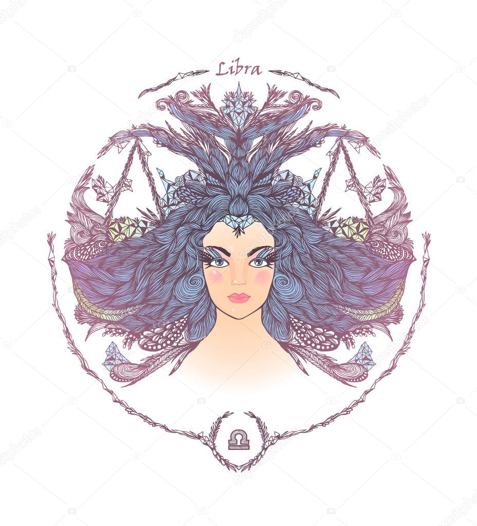 Zodiac sign. Libra