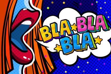 ağız ve Bla Bla Bla mesaj