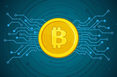 Kripto para birimi hype vektör çizim.