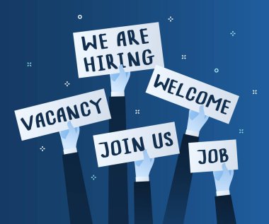 Arama çalışanlar kavramı.