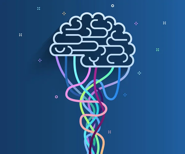 Concepto de inteligencia artificial Vector De Stock