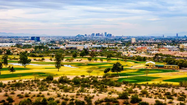 Papago Park ve městě Tempe, Arizona ve Spojených státech amerických — Stock fotografie