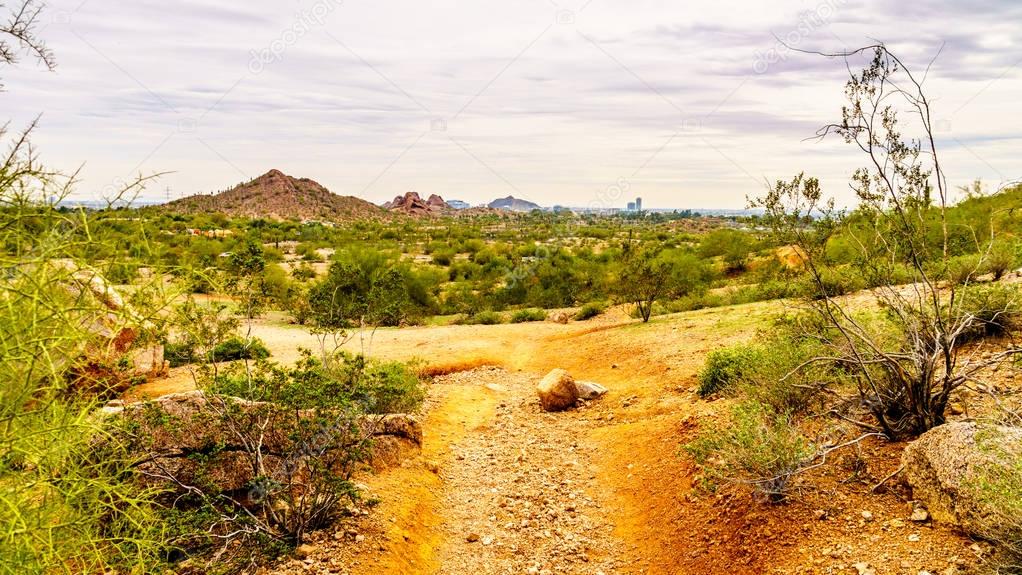Papago Park in the city of Tempe, Arizona in the United States of America
