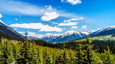Sahne boyunca otoyol 99 Pemberton ve British Columbia, Kanada Lilloet arasında