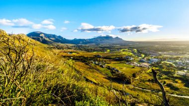 Western Cape Cape Town ve Masa Dağı Güney Afrika ile erken sabah
