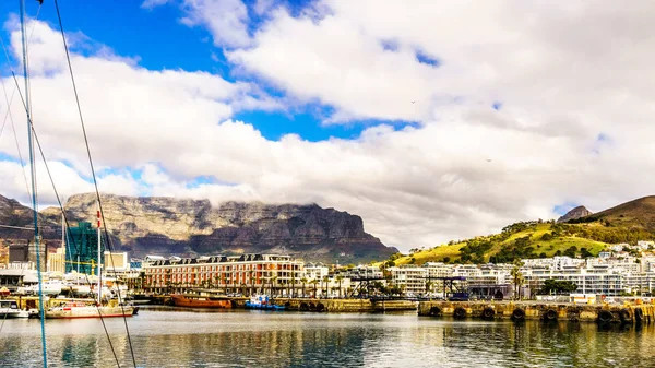 Koc chmury nad stołową w Cape Town Afryka Południowa — Zdjęcie stockowe