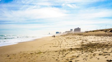 Güzel bir plaj ve dunes Bloubergstrand Western Cape Atlantik tarafında