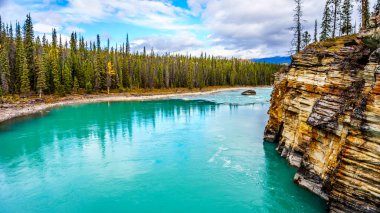 Athabasca Athabasca tarihleri arasında akan nehir su turkuaz