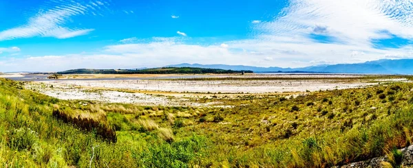 Extrem Niedriger Wasserstand Der Talsperre Des Waterkloof Oder Des Twk — Stockfoto