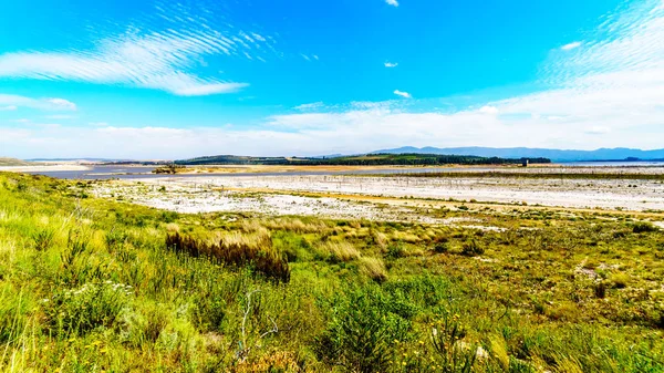 Extremely Low Water Level Theewaterkloof Dam Twk Dam Due Extensive — Stock Photo, Image