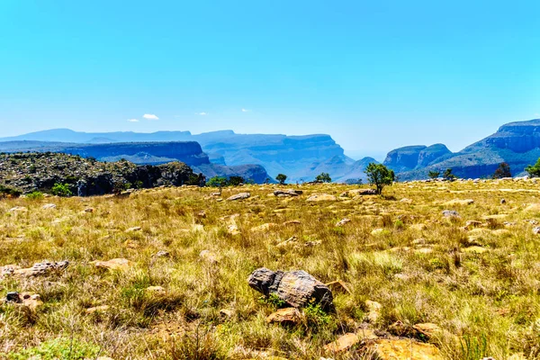 View Highveld Blyde River Canyon Panorama Route Mpumalanga Province South — Stock Photo, Image