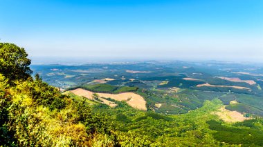 Mpumalanga Province, Güney Afrika için Panorama rota boyunca lowveld üzerinde Tanrı'nın penceresinden görüntülemek