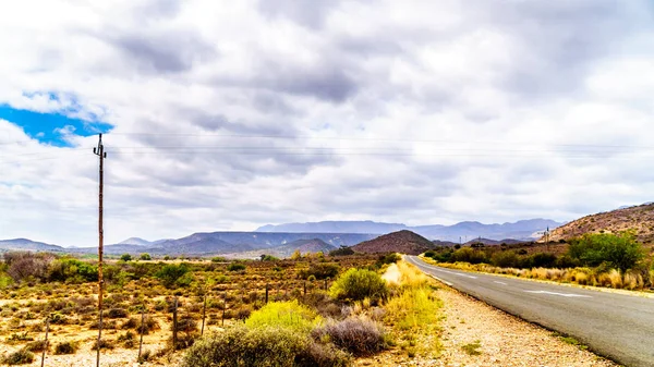 National Road Border Eastern Western Cape Provinces Little Karoo Region — Stock Photo, Image