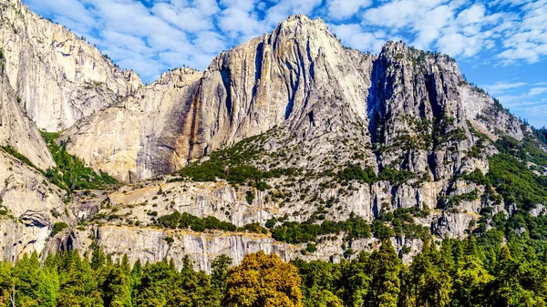 Yosemite Noktası Kuru Yosemite Şelalesi Yosemite Vadisi Nden Abd Nin — Stok fotoğraf