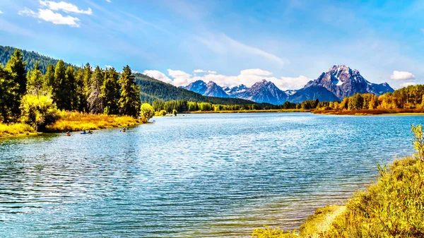 Monte Moran Montanhas Circundantes Cordilheira Teton Parque Nacional Grand Teton — Fotografia de Stock