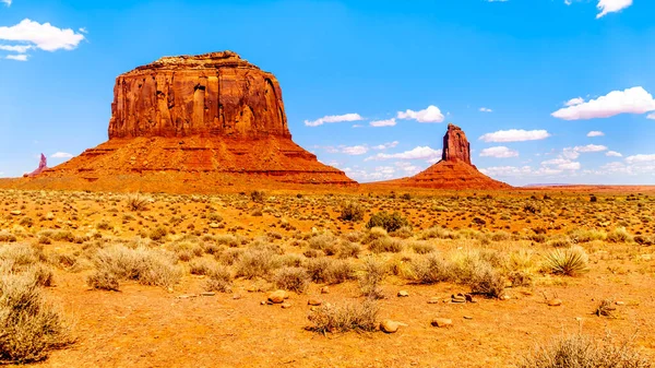 Sandstone Formations Merrick Butte East Mitten Butte Desert Landscape Monument — Stock Photo, Image