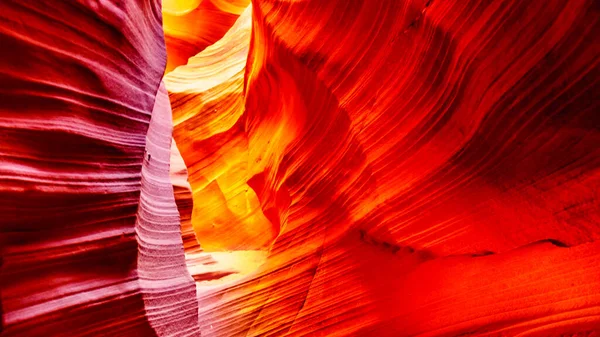 Paredes Arenito Navajo Vermelho Curvo Liso Rattlesnake Canyon Dos Famosos — Fotografia de Stock