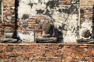 harap antik Buda heykeli ayutthaya, Tayland