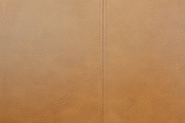 Leeg gouden bruin dierenhuiden voor kleermaker crafting bedrijf met naaien lijn — Stockfoto