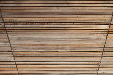 Perspektif Görünümü doğa için boş boş açık ahşap doku etkisi boyalı