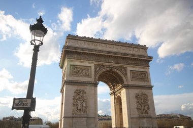 Paris, Fransa, Arc de Triomphe, Avrupa, güneşli bir gün, harika, Antik anıt turizm için en cazip dönüm noktası Aşağıdakilerden