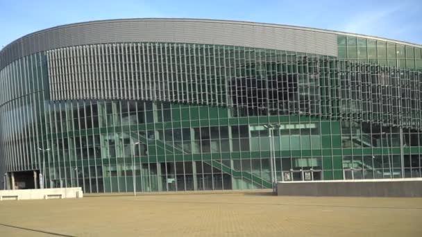 Arena Gliwice Один Найбільших Розважальних Спортивних Залів Польщі — стокове відео