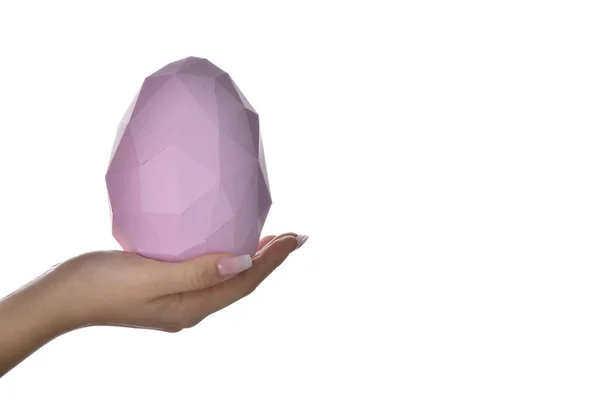 Low Poly Paper Egg — Stock Photo, Image