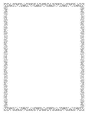 Siyah kare çerçeve, geometrik şekiller, özetliyor. Mektup büyüklük. Stilize halk desen.