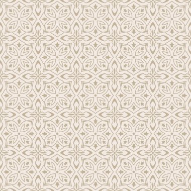 Kesintisiz renk desen, Arap tarzı. Renk örneğini vektör dosyası içinde yer almaktadır.