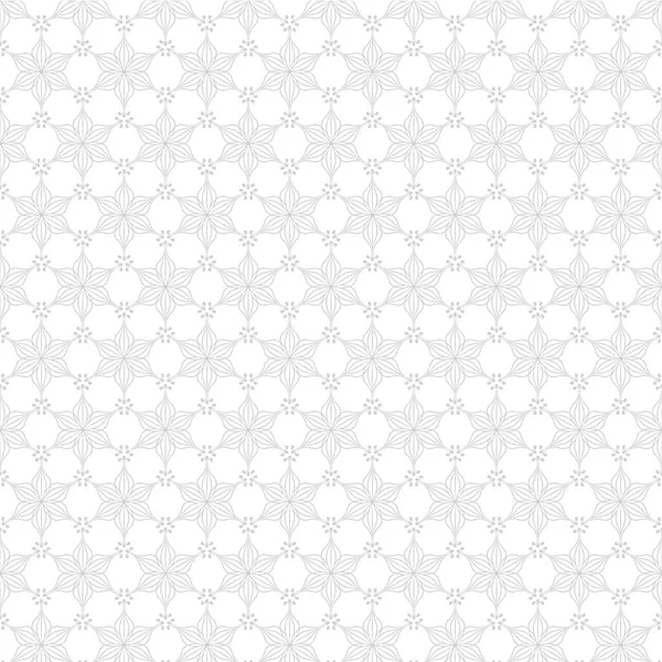 Motif floral gris clair sans couture. Swatch est inclus dans le fichier vectoriel. Fond transparent . — Image vectorielle