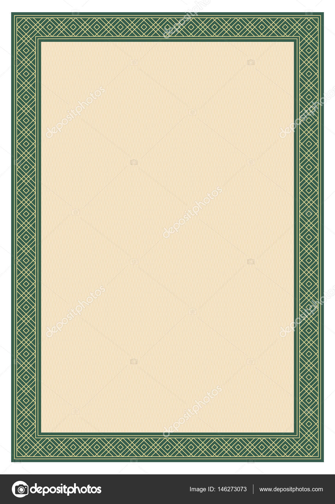 Rectangular color frame and background, A4 page proportions. Stock ...