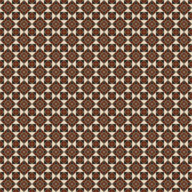 Kesintisiz geometrik renk desen, Arap tarzı. Renk örneği bulunur.