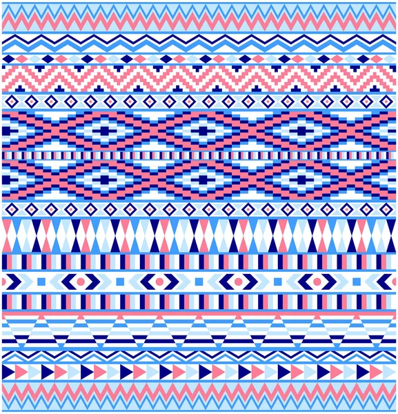 Geometric seamless pattern, American Indians tribal style. — Stock Vector