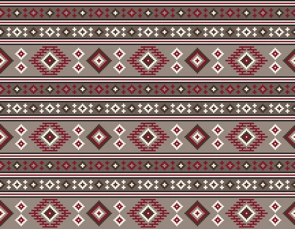 Amerikan Kızılderili kabile doku, seamless modeli. Navajo stili.