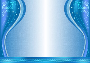 Dekoratif dikdörtgen çerçeve Tiyatro sahne tasvir. Şablon çocuk diploması, sertifika. A4 sayfa oranlarını.