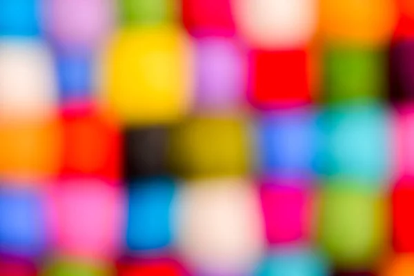 Абстрактный размытый цвет шерсти фона - шарики из синтетической шерсти пряжи — стоковое фото