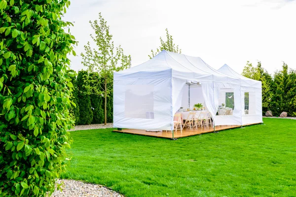 Party tent - white garden party or wedding entertainment tent