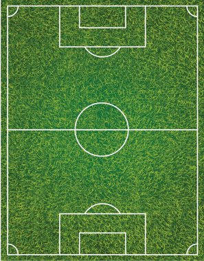 Yeşil futbol sahası, futbol sahası vektörü