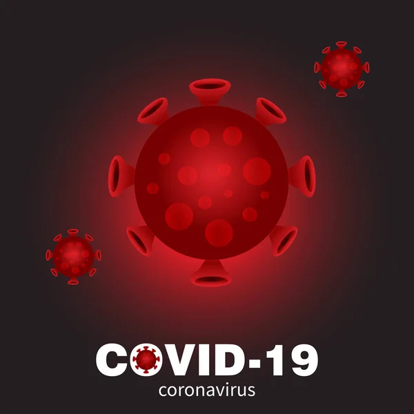 Εικόνα Του Covid Coronavirus Διάνυσμα — Διανυσματικό Αρχείο