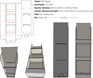 POS Katı şablonu - vektör görüntüler