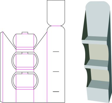 POS Katı şablonu - vektör görüntüler