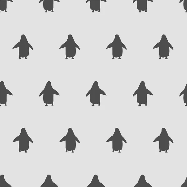 Vzor bezešvé roztomilý tučňák — Stockový vektor